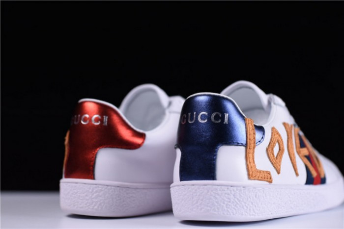 G*u*i ace embroidered low-top sneaker with loved 497090 dope0 9095